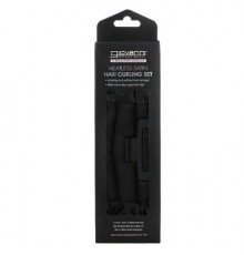 Giovanni, Heatless Satin, Hair Curling Set, Black, 4 Piece