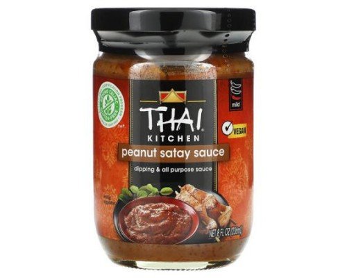 Thai Kitchen, Peanut Satay Sauce, Mild, 8 fl oz (236 ml)