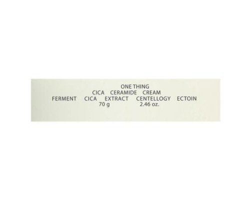 One Thing, Cica Ceramide Cream , 2.46 oz (70 g)