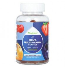 Phytoral, Men's Multivitamin Gummies, Orange, Cherry & Strawberry, 90 Gummies