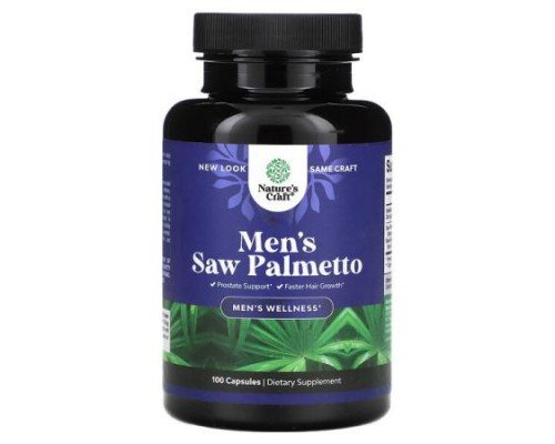 Nature's Craft, Men's Saw Palmetto , 100 Capsules