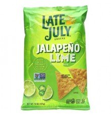 Late July, Tortilla Chips, Jalapeno Lime, 7.8 oz (221 g)
