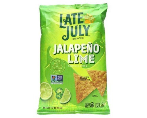 Late July, Tortilla Chips, Jalapeno Lime, 7.8 oz (221 g)