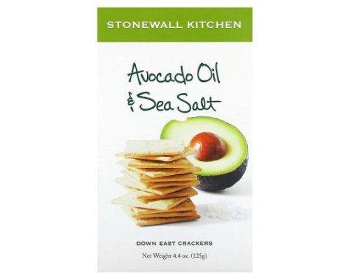 Stonewall Kitchen, Down East Crackers, Avocado Oil & Sea Salt, 4.4 oz (125 g)