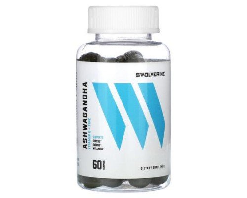 Swolverine, Ashwagandha, 60 Gummies