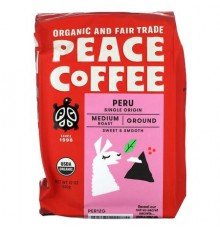 Peace Coffee, Organic Peru, Ground, Medium Roast, 12 oz (340 g)