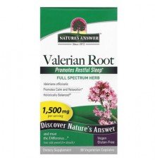 Nature's Answer, Valerian Root, 90 Vegetarian Capsules (500 mg per Capsule)