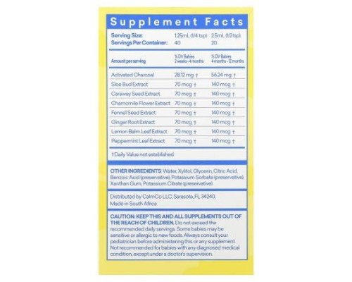 Colic Calm, Colic, Gas & Fussiness, 1.7 fl oz (50 ml)