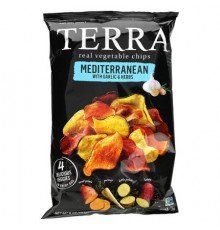 Terra, Real Vegetable Chips, Mediterranean With Garlic & Herbs, 5 oz (141 g)