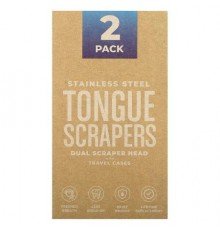 basicConcepts, Stainless Steel Tongue Scrapers , 2 Pack