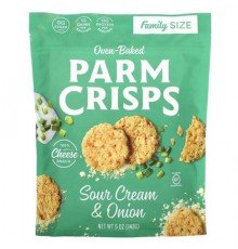 ParmCrisps, Oven Baked, Sour Cream & Onion, 5 oz (142 g)