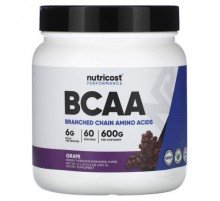 Nutricost, Performance, BCAA, Grape, 1.3 lb (600 g)