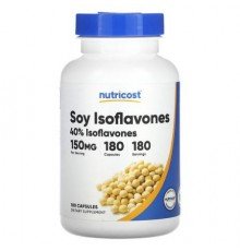 Nutricost, Soy Isoflavones, 150 mg, 180 Capsules