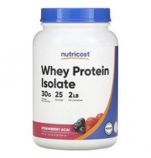 Nutricost, Whey Protein Isolate, Strawberry Acai , 2 lb (907 g)