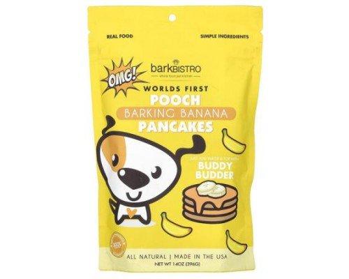 Bark Bistro, Worlds First Pooch Pancakes, Barking Banana, 14 oz (396 g)