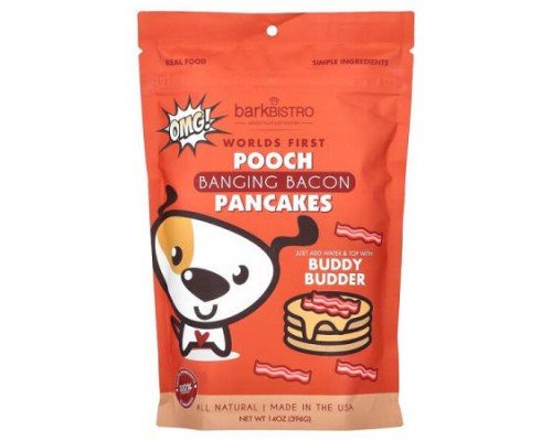 Bark Bistro, Worlds First Pooch Pancakes, Banging Bacon, 14 oz (396 g)