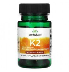 Swanson, Vitamin K2, 30 Softgels