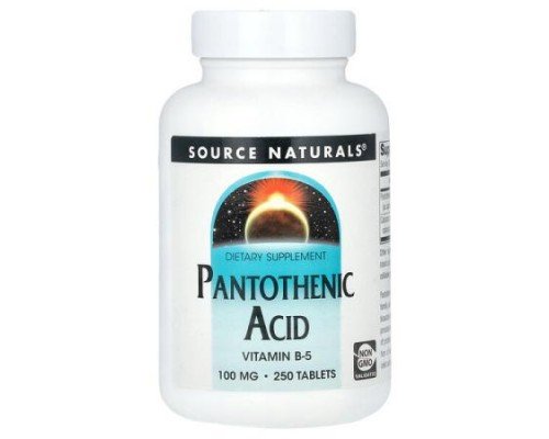 Source Naturals, Pantothenic Acid, 250 Tablets