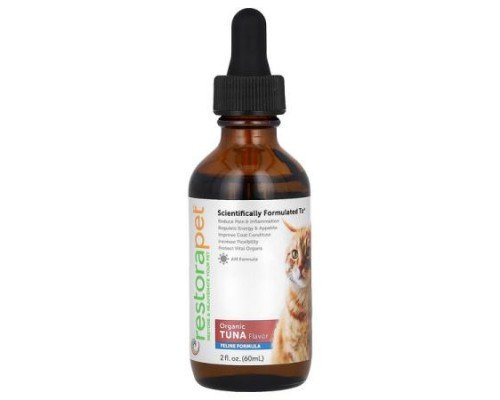 RestoraPet, Feline Formula, Organic Tuna, 2 fl oz (60 ml)
