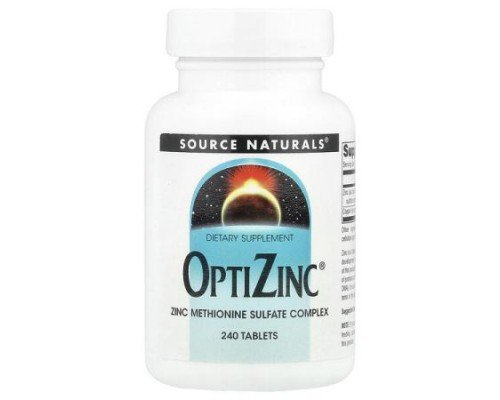 Source Naturals, OptiZinc®, 240 Tablets