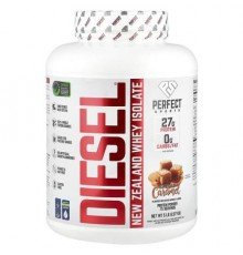 PERFECT Sports, Diesel®, New Zealand Whey Isolate, Salted Caramel, 5 lb (2.27 kg)
