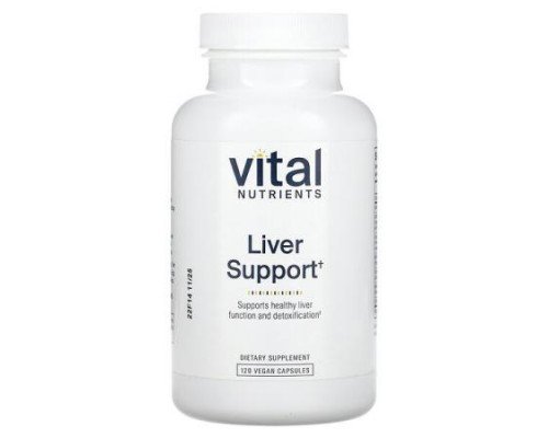 Vital Nutrients, Liver Support, 120 Vegan Capsules