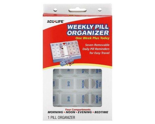 Ezy Dose, One Week Plus Today Weekly Pill Organizer, 1 Count