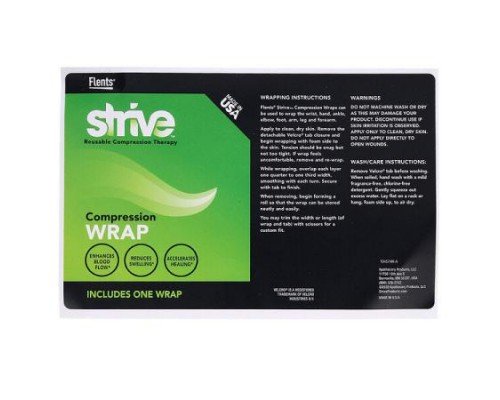 Strive, Compression Wrap, Black, 1 Wrap