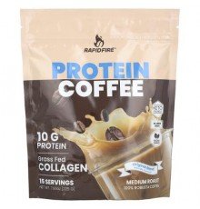 RAPIDFIRE, Protein Coffee, Original Blend, Medium Roast, 7.93 oz (225 g)