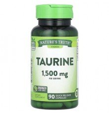 Nature's Truth, Vitamins, Taurine, 90 Quick Release Capsules (500 mg per Capsule)