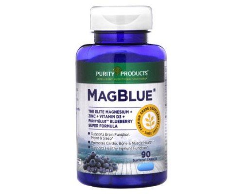 Purity Products, MagBlue, 90 SlipTech Tablets