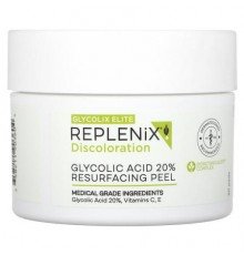 Replenix, Discoloration, Glycolix Elite, Glycolic Acid 20% Resurfacing Peel, 60 Pads
