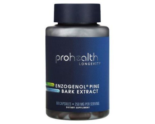 ProHealth Longevity, Enzogenol Pine Bark Extract, 60 Capsules (125 mg per Capsule)