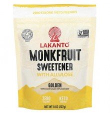 Lakanto, Monkfruit Sweetener with Allulose, Golden, 8 oz (227 g)