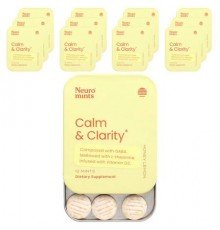 NeuroGum, NeuroMints, Calm & Clarity, Honey Lemon, 12 Packs, 12 Pieces Each