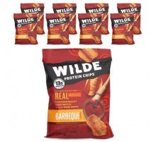 Wilde Brands, Protein Chips, Barbeque, 8 Bags, 1.34 oz (38 g) Each