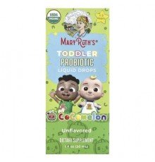 MaryRuth's, Toddler Probiotic Liquid Drops, Cocomelon™, For Ages 1-3 Years, Unflavored, 1 fl oz (30 ml)