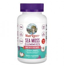 MaryRuth's, Sea Moss Gummies, Green Apple, 60 Gummies (25 mg per Gummy)