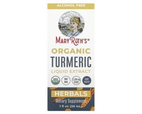 MaryRuth's, Organic Turmeric Liquid Extract, Alcohol Free, 1,190 mg, 1 fl oz (30 ml)