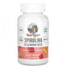MaryRuth's, Spirulina Gummies, Strawberry Lemonade, 90 Gummies