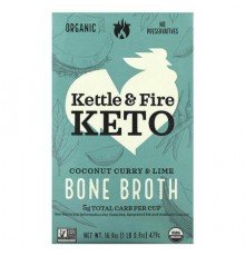 Kettle & Fire, Bone Broth, Coconut Curry & Lime, 16.9 oz (479 g)