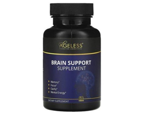 Ageless Foundation Laboratories, Brain Support Supplement, 60 Capsules