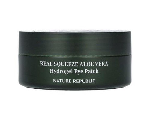 Nature Republic, Real Squeeze, Aloe Vera Hydrogel Eye Patch, 60 ea, 2.46 oz (70 g) (Discontinued Item)