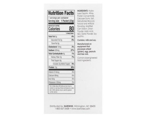 BariWise, Protein Soup, Cream of Broccoli, 7 Packets, 0.81 oz (23 g) Each