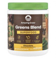 Amazing Grass, Greens Blend, Superfood, Chocolate, 8.5 oz (240 g)