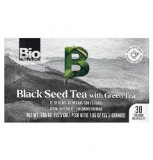Bio Nutrition, Black Seed Tea with Green Tea, 30 Tea Bags, 1.85 oz (55.5 g)