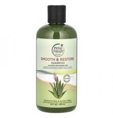 Petal Fresh, Pure, Smooth & Restore Shampoo, Keratin Oil & Aloe Vera, 16 fl oz (475 ml)