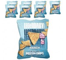 Legendary Foods, Popped Protein Chips, Ranch, 7 Bags, 1.2 oz (34 g) Each