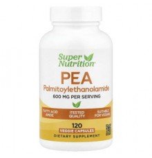 Super Nutrition, PEA (Palmitoylethanolamide), 120 Veggie Capsules (300 mg per Capsule)