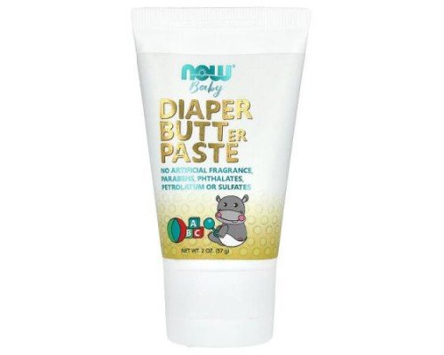 NOW Foods, Baby, Diaper Butter Paste, 2 oz (57 g)